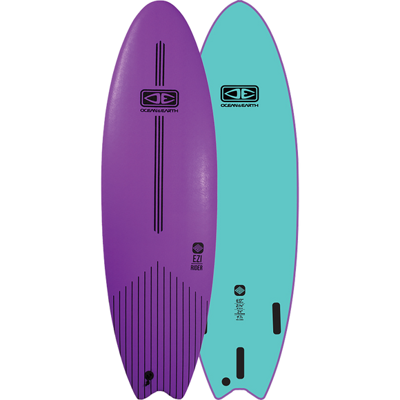 O&E Ocean & Earth Ezi-Rider Softboard 6'0