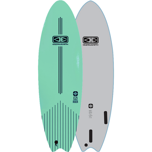 O&E Ocean & Earth Ezi-Rider Softboard 6'0