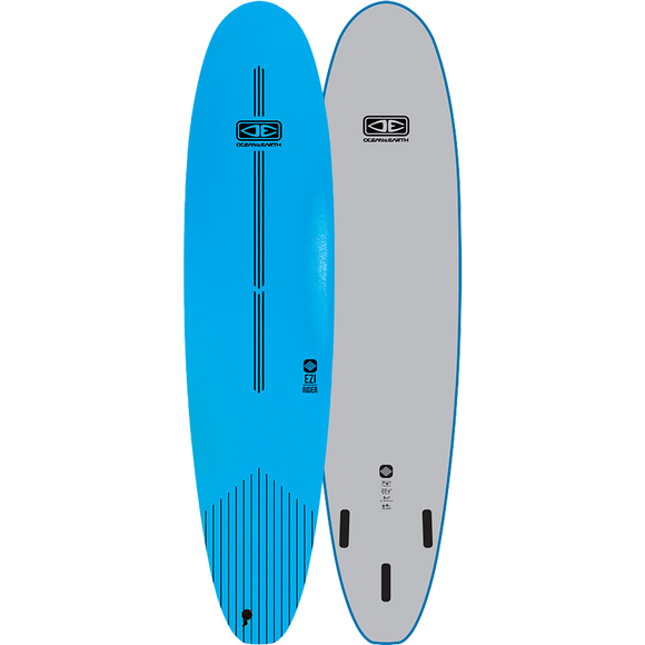 O&E Ocean & Earth Ezi-Rider Softboard 7'6