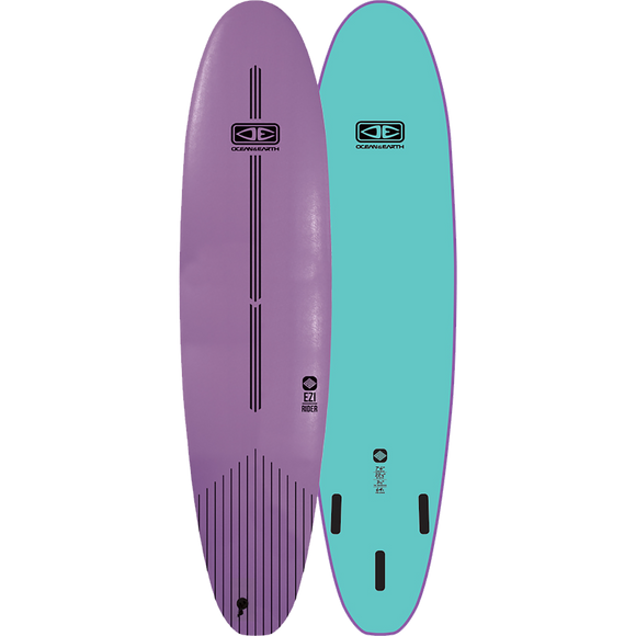 O&E Ocean & Earth Ezi-Rider Softboard 7'6