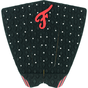 Famous Fillmore Black/Red Surfboard Traction Pad - 3 PIECES | Universo Extremo Boards Surf & Skate