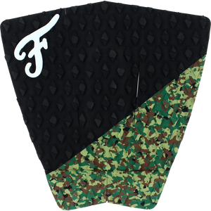 Famous Port Black/Camo Surfboard Traction Pad - 3 PIECES | Universo Extremo Boards Surf & Skate