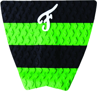 Famous Woodlake Green/Black Surfboard Traction Pad - 3 PIECES | Universo Extremo Boards Surf & Skate