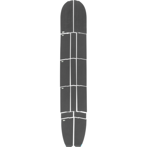 SB Sticky Bumps Traction Longboard Full Deck Grey