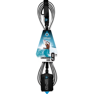 Komunity Project 9' Longboard Ankle Surfboard Leash 7mm -  Black  | Universo Extremo Boards Surf & Skate