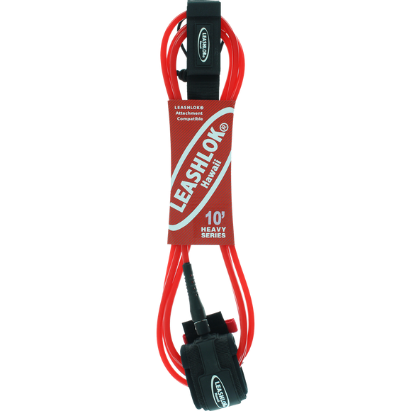 Leashlok Heavy Leash 10' Red 8mm