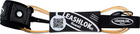 Leashlok Team Surfboard Leash 9' Orange  | Universo Extremo Boards Surf & Skate