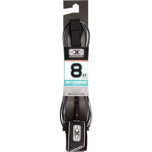 O&E Ocean & Earth Regular Sup/Lb Leash 8' Black