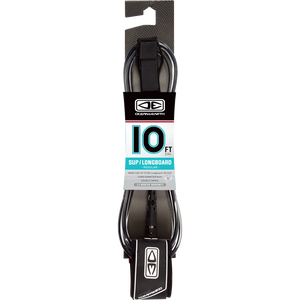 O&E Ocean & Earth Regular Sup/Lb Leash 10' Black