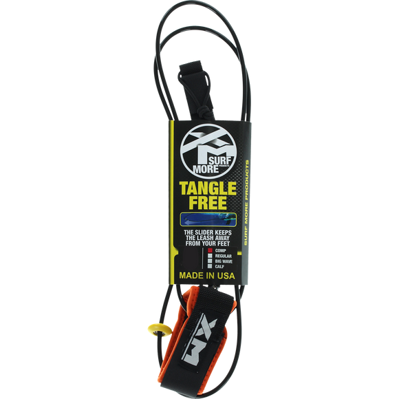 Surf More XM Tangle Free Ds Complite Leash 6' Black