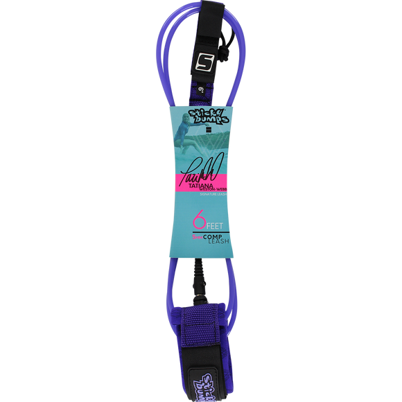 Sticky Bumps Weston-Webb Signature Comp 6' Leash Purple