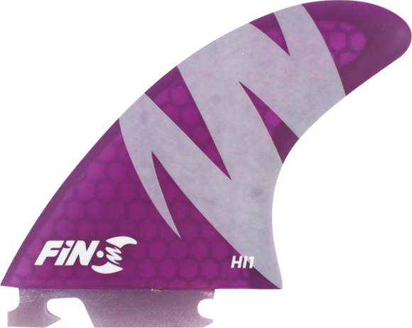 Fin-S Hi-1 Honeycomb Purple 3 Fins Surfboard FIN - 3PCS SET