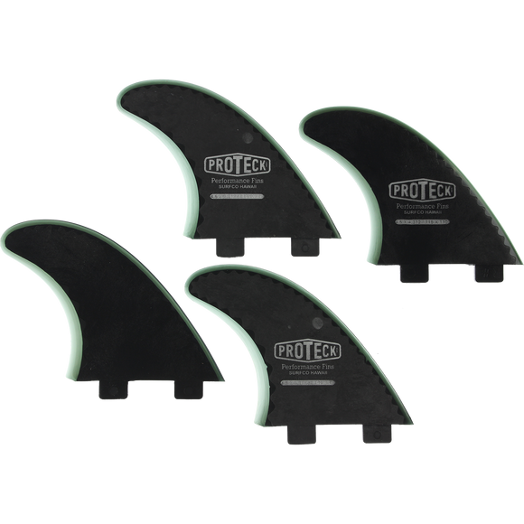 Proteck Perform Fcs Sup Quad 4.5 Black Surfboard FIN  -  SET OF 4PCS