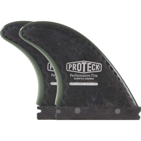 Proteck Perform Ffs Side 4.5 Black Surfboard FIN  -  SET OF 2PCS