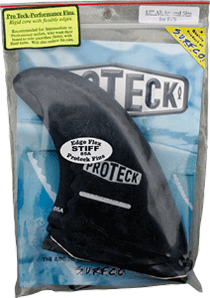 Proteck Perform Ffs Thruster 4.5 Black Surfboard FIN  -  SET OF 3PCS