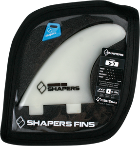 Shapers Australia S-3 Fcs Natural 3fin Set Surfboard FIN - SET OF 3PCS