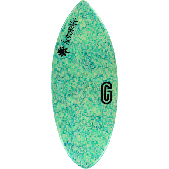 Victoria Grommet Skimboard - SMALL 46x18 - Aqua  | Universo Extremo Boards Surf & Skate