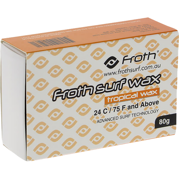 Froth Surf Wax Single Bar Tropical/Basecoat