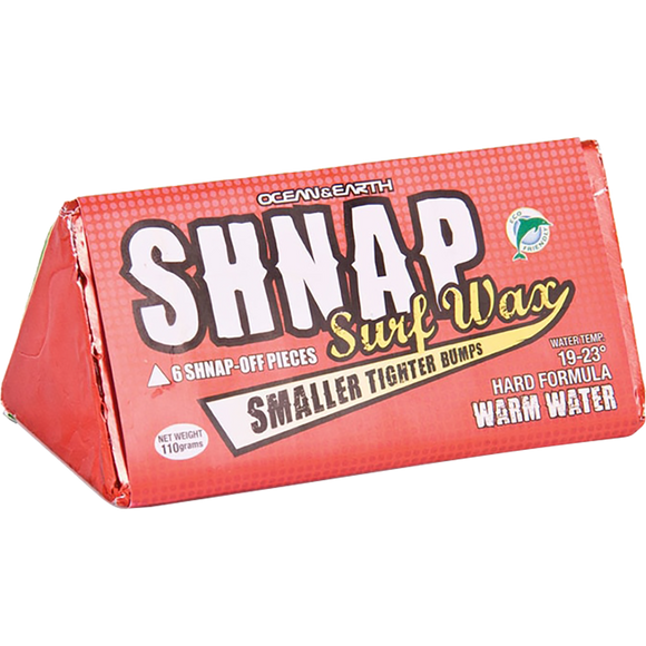 O&E Ocean & Earth Shnap Surf Wax - Warm