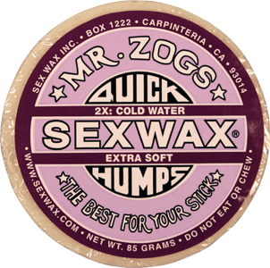 Mr. Zogs Quick Humps Sex Wax 2X Purple - Extra Soft -  Single Bar