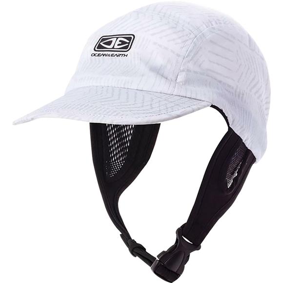 Ocean and Earth Mens Ulu Surf Cap Adjustable White 