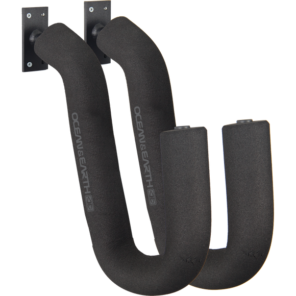 O&E Sup/Longboard Wall Rax Set Black