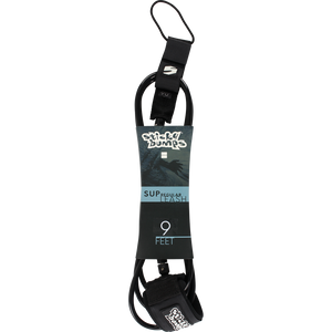 Sticky Bumps Sup Regular 9' Leash Black