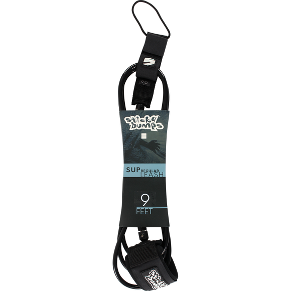 Sticky Bumps Sup Regular 9' Leash Black