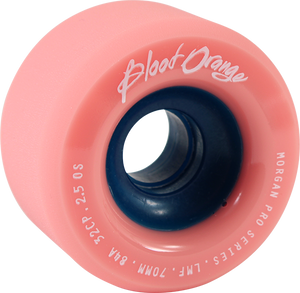 Blood Orange Morgan 70mm 84a Coral Longboard Wheels (Set of 4)