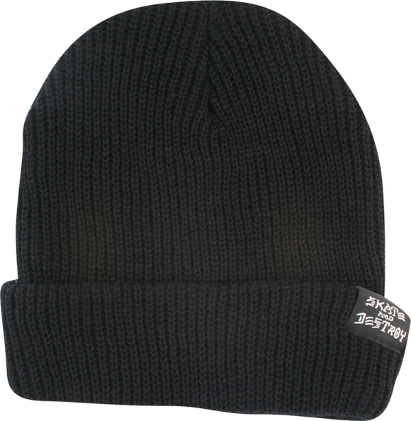 Thrasher Skategoat/Skate & Destroy BEANIE Black