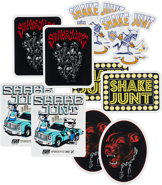 Shake Junt 10pk Slap Shot Sticker Assorted