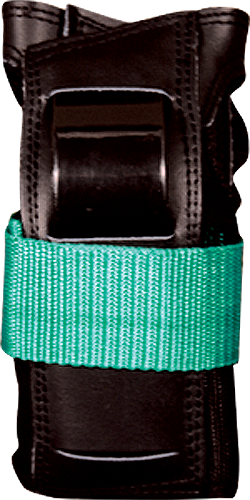 Triple 8 Rental Wrist Guards S-Black W/Green 