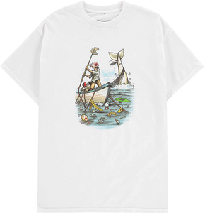 Antihero Plastics T-Shirt - Size: MEDIUM White