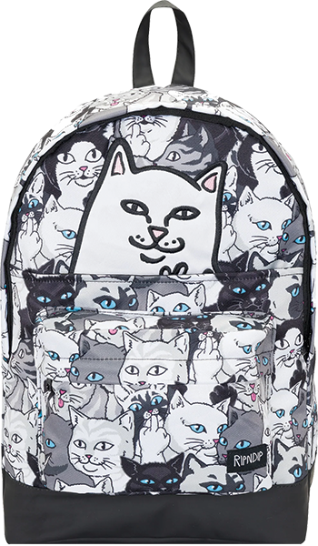 Rip N Dip Lord Nermal Family Tree Backpack Black