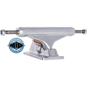 Independent Mid 129mm Silver Truck Skateboard Trucks (Set of 2)