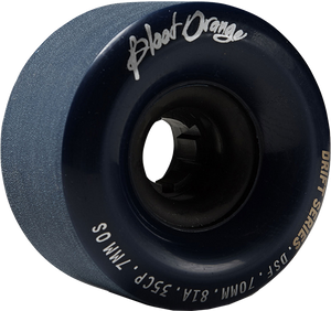 Blood Orange Drift 70mm 81a Nightfall Navy Longboard Wheels (Set of 4)