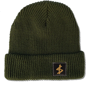 Slave Standard Label Basic BEANIE Surplus Green