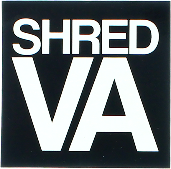 Shred Stickers Printed Shred Va Stack 3