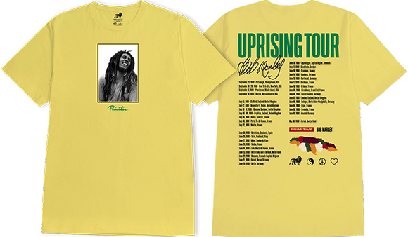 Primitive Uprising T-Shirt - Size: SMALL Banana