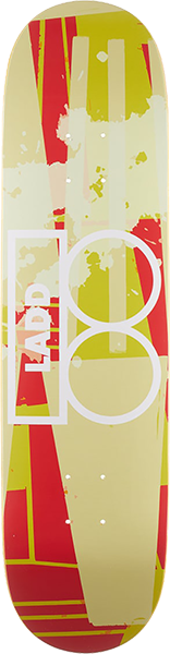 Plan B Ladd Mixed Media Skateboard Deck -8.0 DECK ONLY