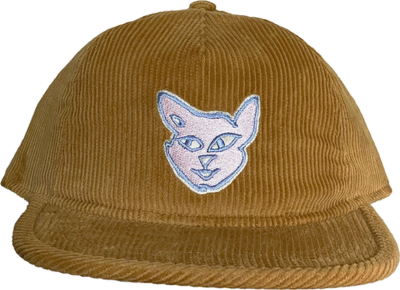 Pylon Ramsay Cat Cord Skate Skate HAT - Adjustable Tan  