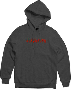 Deathwish Creepy Crawlers Hooded Sweatshirt - MEDIUM Heather Grey