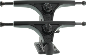 Slant Inverted Truck 150mm Flat Black Skateboard Trucks (Set of 2)