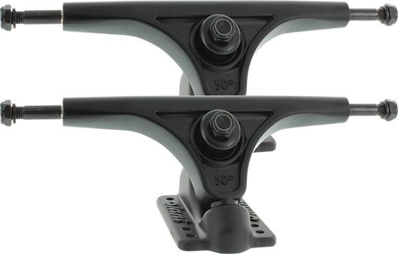 Slant Inverted Truck 150mm Flat Black Skateboard Trucks (Set of 2)