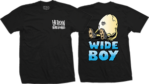 Heroin Wide Boy T-Shirt - Size: X-LARGE Black