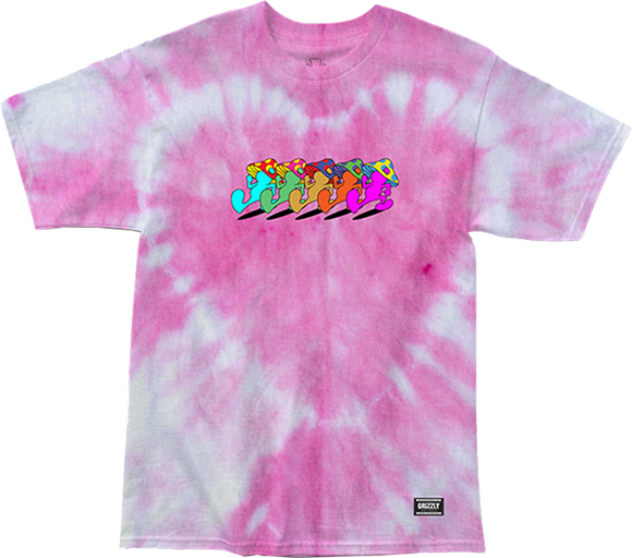 Grizzly Kicking Back Size: LARGE Tie Dye