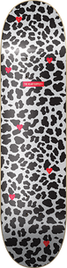 Hs Cheetah Skateboard Deck -8.0 Black/White DECK ONLY