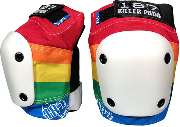 187 Slim Knee Pads L-Rainbow 