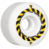 Hazard CP Sign & Swirl Skateboard Wheels (Set of 4) - Skateboarding