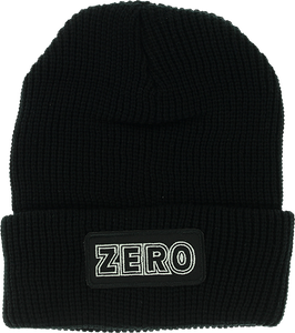 Zero Bold Patch BEANIE Black